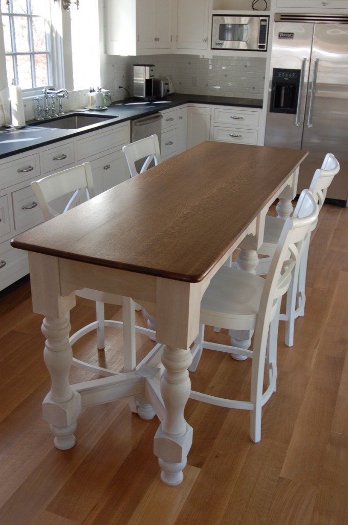 Kitchen Counter Table Island Home, Kitchen Island Table With Chairs